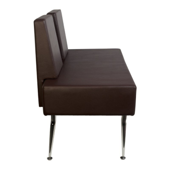 GABBIANO SOFA DO POCZEKALNI D-023B BRĄZOWA